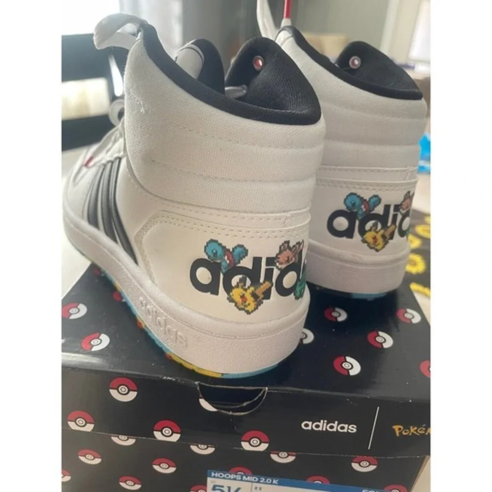 New Adidas Hoops Mid  2.0K Pokémon Shoes